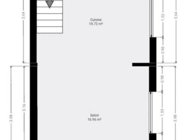 VENDU ! Spa (centre) - Appartement - rue du Waux-Hall, 12 - 104.500 €